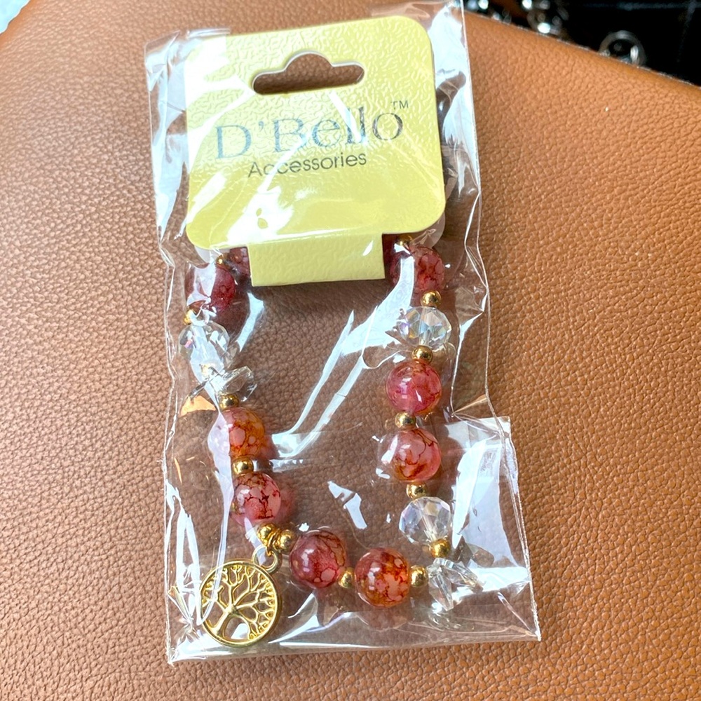 D’Bello Beaded Tree Of Life Bracelet